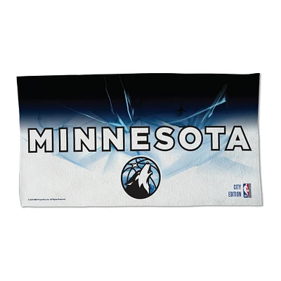 WinCraft  Minnesota Timberwolves 2024/25 City Edition On Court 22'' x 42'' Single-Sided Beach Towel