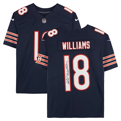 Caleb Williams Chicago Bears Autographed Navy Nike Limited Jersey