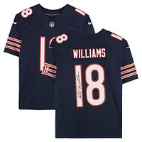 Caleb Williams Chicago Bears Autographed Navy Nike Limited Jersey