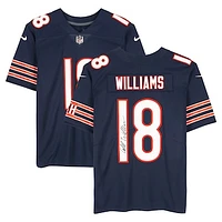 Caleb Williams Chicago Bears Autographed Navy Nike Limited Jersey