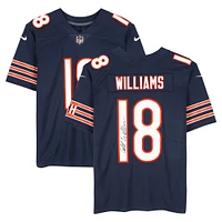 Caleb Williams Chicago Bears Autographed Navy Nike Limited Jersey