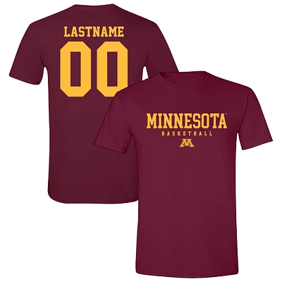 Unisex  Maroon Minnesota Golden Gophers Collegiate Men's Basketball NIL Pick-A-Player T-Shirt