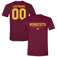 Unisex  Maroon Minnesota Golden Gophers Collegiate Men's Basketball NIL Pick-A-Player T-Shirt