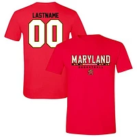 Unisex  Red Maryland Terrapins Collegiate Men's Basketball NIL Pick-A-Player T-Shirt