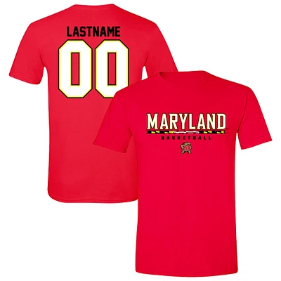 Unisex  Red Maryland Terrapins Collegiate Men's Basketball NIL Pick-A-Player T-Shirt
