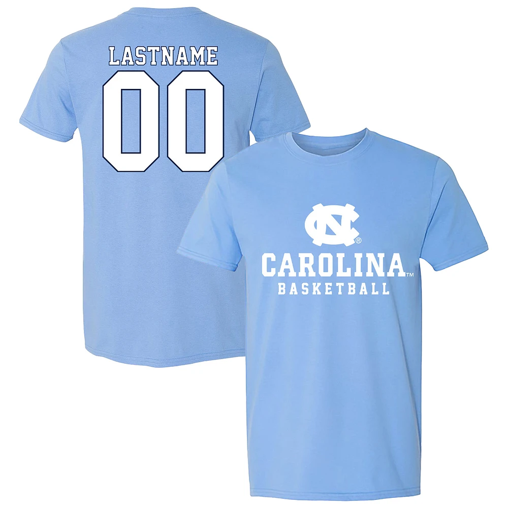 Unisex Carolina Blue North Tar Heels Collegiate Men's Basketball NIL Pick-A-Player T-Shirt