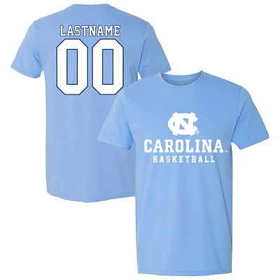Unisex  Carolina Blue North Tar Heels Collegiate Men's Basketball NIL Pick-A-Player T-Shirt