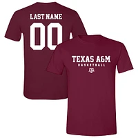 Unisex  Maroon Texas A&M Aggies Collegiate Men's Basketball NIL Pick-A-Player T-Shirt