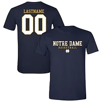 Unisex  Navy Notre Dame Fighting Irish Collegiate Men's Basketball NIL Pick-A-Player T-Shirt