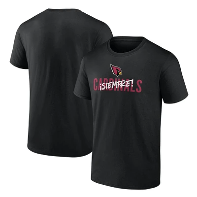 Men's  Black Arizona Cardinals Siempre T-Shirt