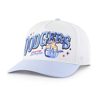 Men's '47 Stone/Light Blue Los Angeles Dodgers Parlor Hitch Adjustable Hat