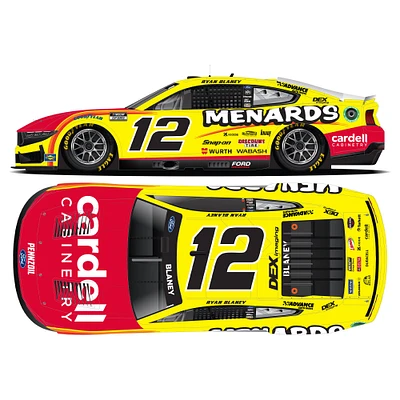 Action Racing Ryan Blaney 2025 #12 Menards 1:24 Elite Die-Cast Ford Mustang