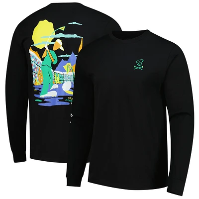 Men's Barstool Golf  Black WM Phoenix Open Long Sleeve T-Shirt