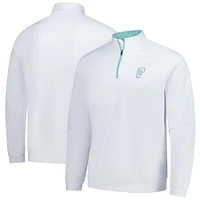 Men's Barstool Golf  White WM Phoenix Open Quarter-Zip Pullover