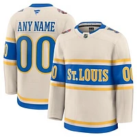 Men's Fanatics Cream St. Louis Blues 2025 NHL Winter Classic Premium Custom Jersey