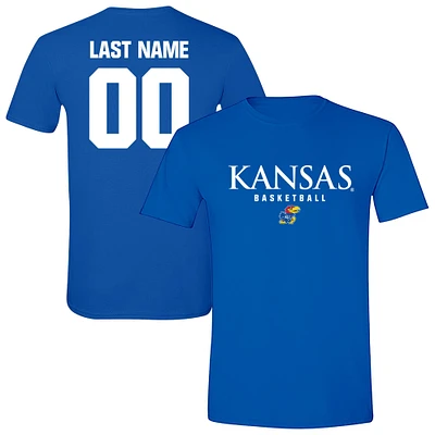 Unisex  Royal Kansas Jayhawks Collegiate Men's Basketball NIL Pick-A-Player T-Shirt