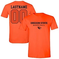 Unisex  Orange Oregon State Beavers Collegiate Men's Basketball NIL Pick-A-Player T-Shirt