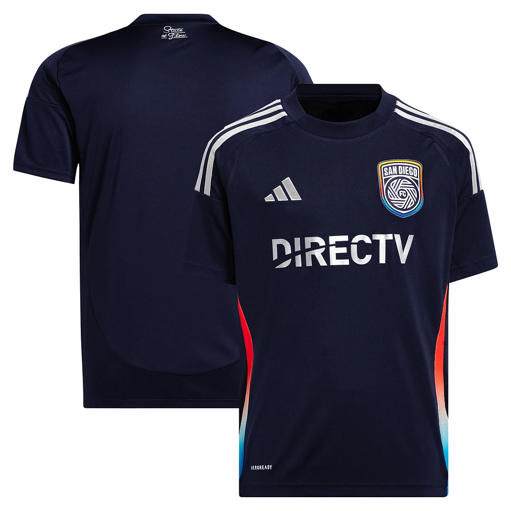 Youth adidas  Navy San Diego FC 2025 State of Flow Replica Jersey