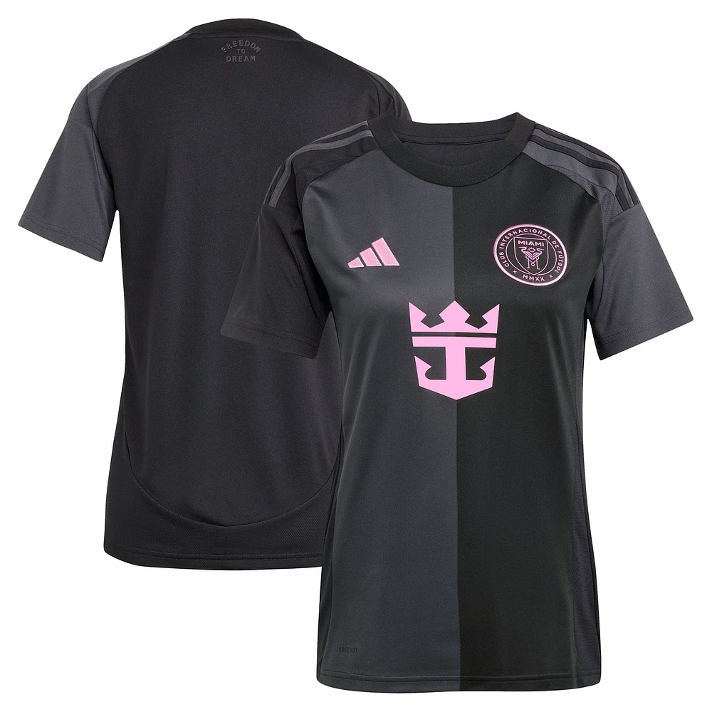 Women's adidas  Black Inter Miami CF 2025 The Fortitude Kit Replica Jersey