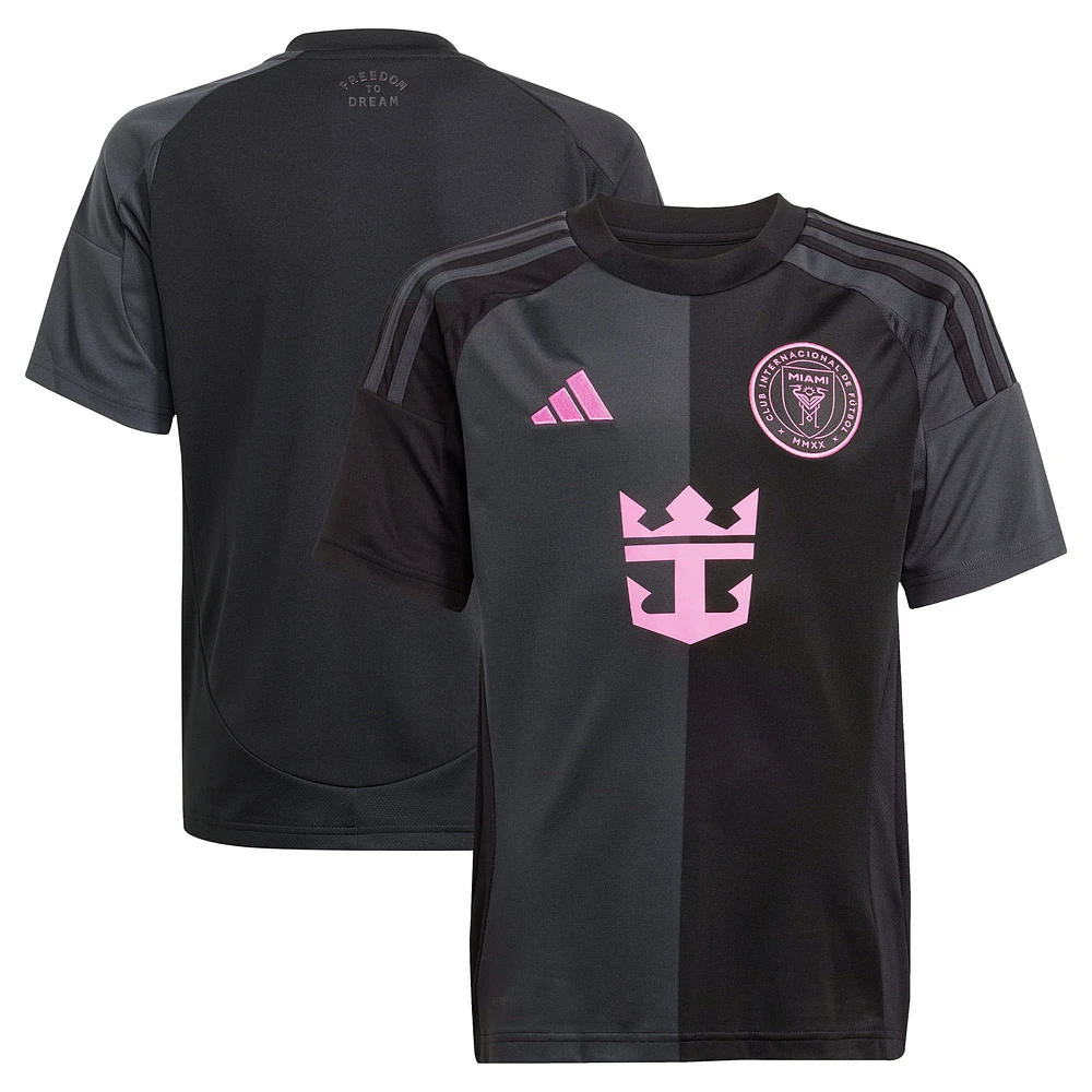 Youth adidas  Black Inter Miami CF 2025 The Fortitude Kit Replica Jersey