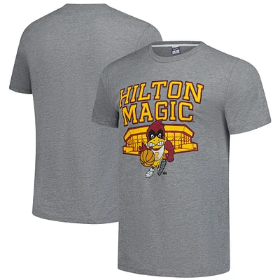 Unisex Charlie Hustle  Gray Iowa State Cyclones Hilton Magic Vintage Tri-Blend T-Shirt