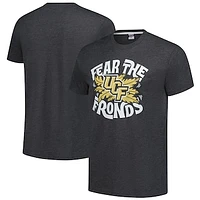 Unisex Charlie Hustle  Heather Black UCF Knights Fear the Fronds Tri-Blend T-Shirt