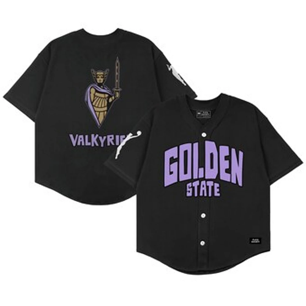 Unisex Playa Society  Black Golden State Valkyries Secondary Logo Baseball Jersey