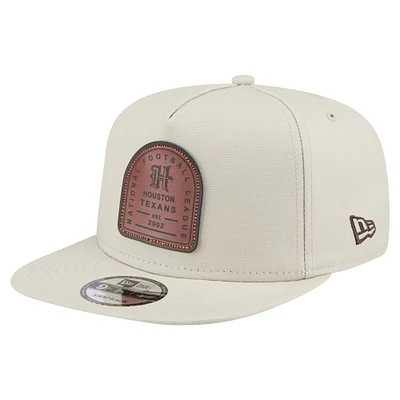 Men's New Era  Stone Houston Texans Premier 9FIFTY Snapback Hat