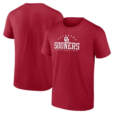 Men's Crimson Oklahoma Sooners Toppler T-Shirt