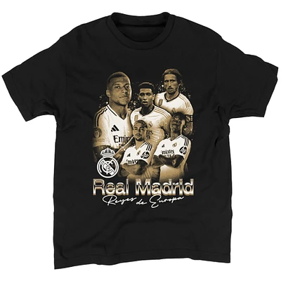 Men's Sport Design Sweden  Black Real Madrid Player T-Shirt