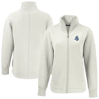 Women's Cutter & Buck White Hartford Yard Goats Roam Eco Recycled Full-Zip Jacket