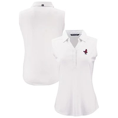 Women's Cutter & Buck Memphis Redbirds Forge Eco Stretch Recycled Sleeveless Polo
