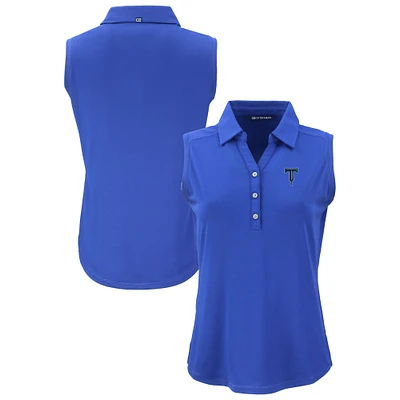 Women's Cutter & Buck Tulsa Drillers Forge Eco Stretch Recycled Sleeveless Polo