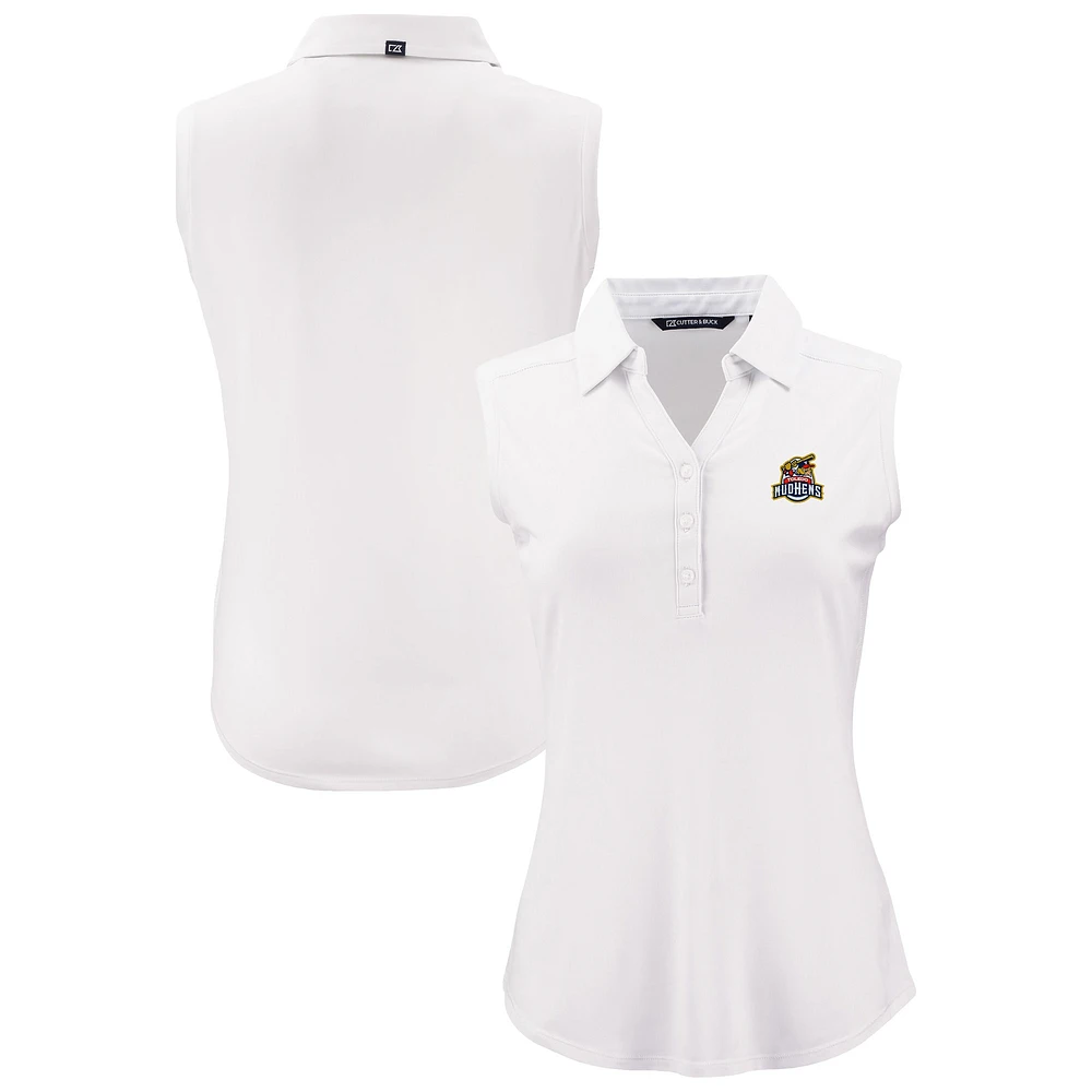 Women's Cutter & Buck Toledo Mud Hens Forge Eco Stretch Recycled Sleeveless Polo