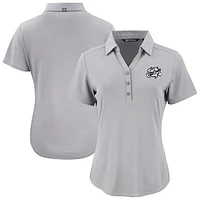 Women's Cutter & Buck  Gray Omaha Storm Chasers Forge Eco Stretch Recycled Polo