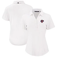 Women's Cutter & Buck  White Jacksonville Jumbo Shrimp Forge Eco Stretch Recycled Polo