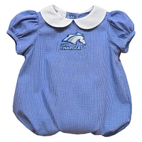 Girls Infant Vive La Fete  Blue UAH Chargers Puffy Bubble Dress