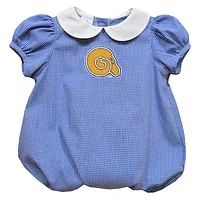 Girls Infant Vive La Fete  Blue Albany State Golden Rams Puffy Bubble Dress