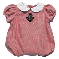 Girls Infant Vive La Fete  Red Austin Peay State Governors Puffy Bubble Dress