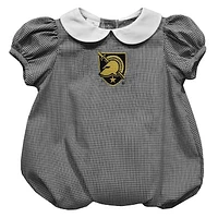 Girls Infant Vive La Fete  Black Army Black Knights Puffy Bubble Dress