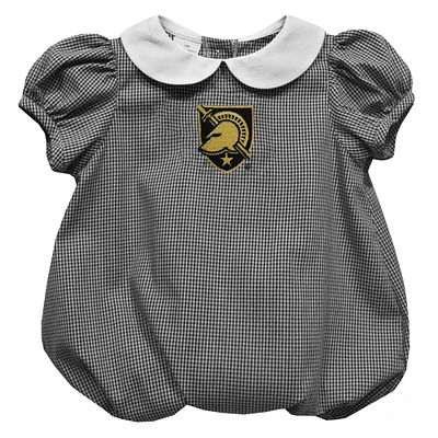 Girls Infant Vive La Fete  Black Army Black Knights Puffy Bubble Dress