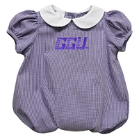Girls Infant Vive La Fete  Purple Grand Canyon Antelopes Puffy Bubble Dress
