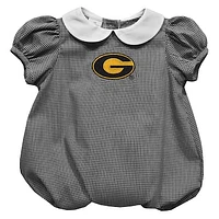 Girls Infant Vive La Fete  Black Grambling Tigers Puffy Bubble Dress