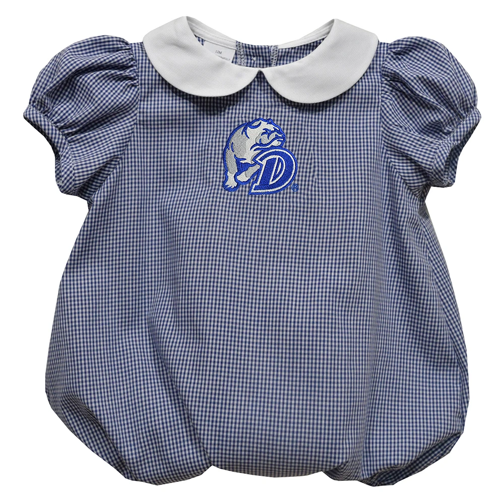 Girls Infant Vive La Fete  Blue Drake Bulldogs Puffy Bubble Dress