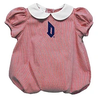 Girls Infant Vive La Fete  Red Duquesne Dukes Puffy Bubble Dress