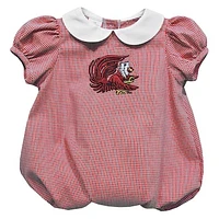 Girls Infant Vive La Fete  Red Jacksonville State Gamecocks Puffy Bubble Dress
