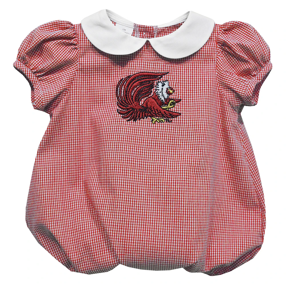 Girls Infant Vive La Fete Red Jacksonville State Gamecocks Puffy Bubble Dress