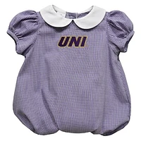 Girls Infant Vive La Fete  Purple Northern Iowa Panthers Puffy Bubble Dress