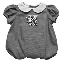 Girls Infant Vive La Fete  Black Kennesaw State Owls Puffy Bubble Dress
