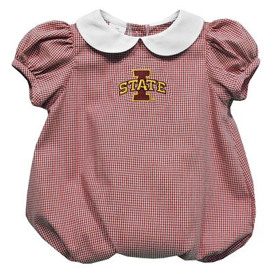 Girls Infant Vive La Fete  Cardinal Iowa State Cyclones Puffy Bubble Dress